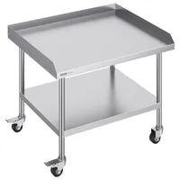 Vevor Arbeitstisch Edelstahl 762 x 914 x 762 mm Silber