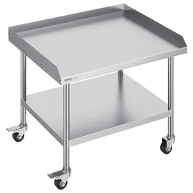 Vevor Arbeitstisch Edelstahl 762 x 914 x 762 mm Silber