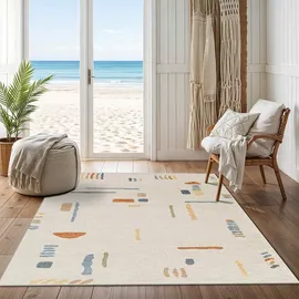 livabliss Waschbarer, Grau, Textil, Grafikmuster, Rechteckig, 160x213 cm, Oeko-Tex® Standard 100, in verschiedenen Größen erhältlich, Teppiche & Böden, Teppiche, Moderne Teppiche