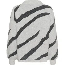 Kaffe Strickpullover Grau L