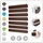 Lichtblick Duo Rollo / Doppelrollo Klemmfix 45 x 150 cm dunkelbraun