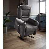 sit&more TV-Sessel »Morten«, in Größe M, wahlweise mit Motor und Aufstehhilfe, grau
