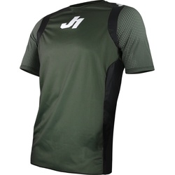 Just1 J-Flex Shortsleeve Fahrrad Jersey, grün, Größe 2XL für Männer
