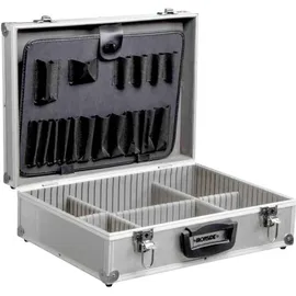 Ironside Alu Werkzeugkoffer unbestückt silber 460x330x150 mm