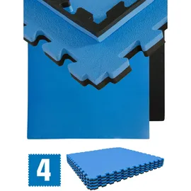 Eyepower Fitnessmatte 4er Set 90x90cm Bodenschutzmatte Gym Matte Puzzlematte
