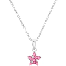 Prinzessin Lillifee Halskette 2036421 Silber 925 rosa/weiß