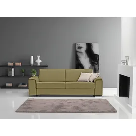 Egoitaliano "Cecilia, modern & elegant, erstklassiger Sitzkomfort, Dauerschläfer", inkl. Matratze und hochwertigem Metallbettrahmen, toller Schlafkomfort grün