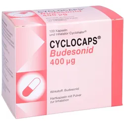CYCLOCAPS Budesonid 400 μg Inh.Kaps.+Cyclohaler 100 St