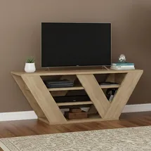Dmora Pegasus TV-Lowboard 110x30x40 cm Braun Holz