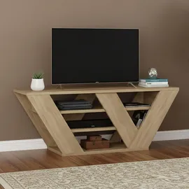 Dmora Pegasus TV-Lowboard 110x30x40 cm Braun Holz