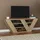 Dmora Pegasus TV-Lowboard 110x30x40 cm Braun Holz