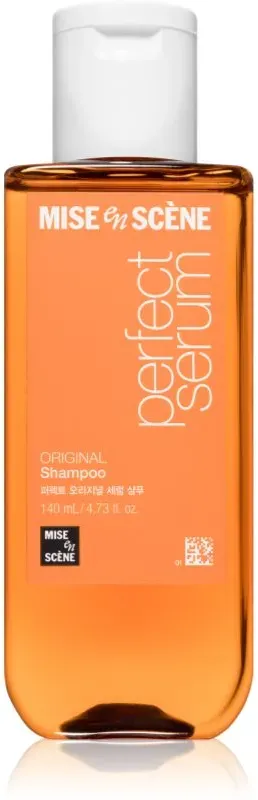 mise en scene Perfect Serum Original Shampoo erneuerndes Shampoo für glänzendes und geschmeidiges Haar 140 ml