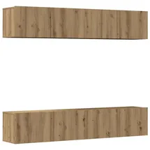 vidaXL TV-Wandschränke 4 Stk. 3360 cm Braun Holz