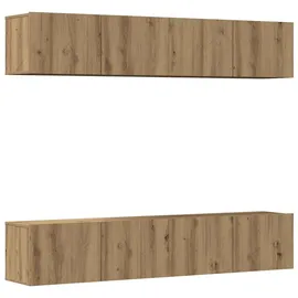 vidaXL TV-Wandschränke 4 Stk. 3360 cm Braun Holz
