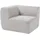 [en.casa] Sofa-Modul Hurvas 108 x 76 x 108 cm Grau
