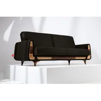Konsimo® 3-SITZER-SCHLAFSOFA, Anthrazit, Holz, 230x98x98 cm, Wohnzimmer, Sofas &