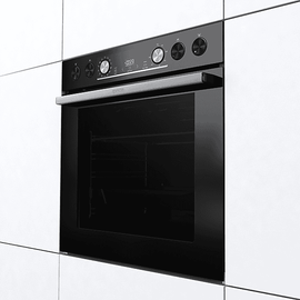 Gorenje Black SET 5 Induktion, Einbauherdset (Induktionskochfeld, A, 77 l)