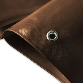 Floordirekt Abdeckplane 2 x 3 m Braun