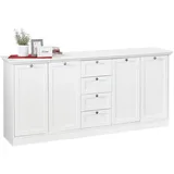 Intertrade Sideboard LANDWOOD 200x90cm weiß