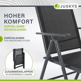 Juskys 	Milano Set 5-tlg. dunkelgrau