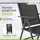 Juskys 	Milano Set 5-tlg. dunkelgrau