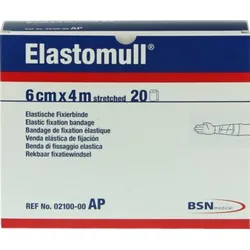 Elastomull 6cmx4m streched Elastische Fixierbinde 20 St Binden