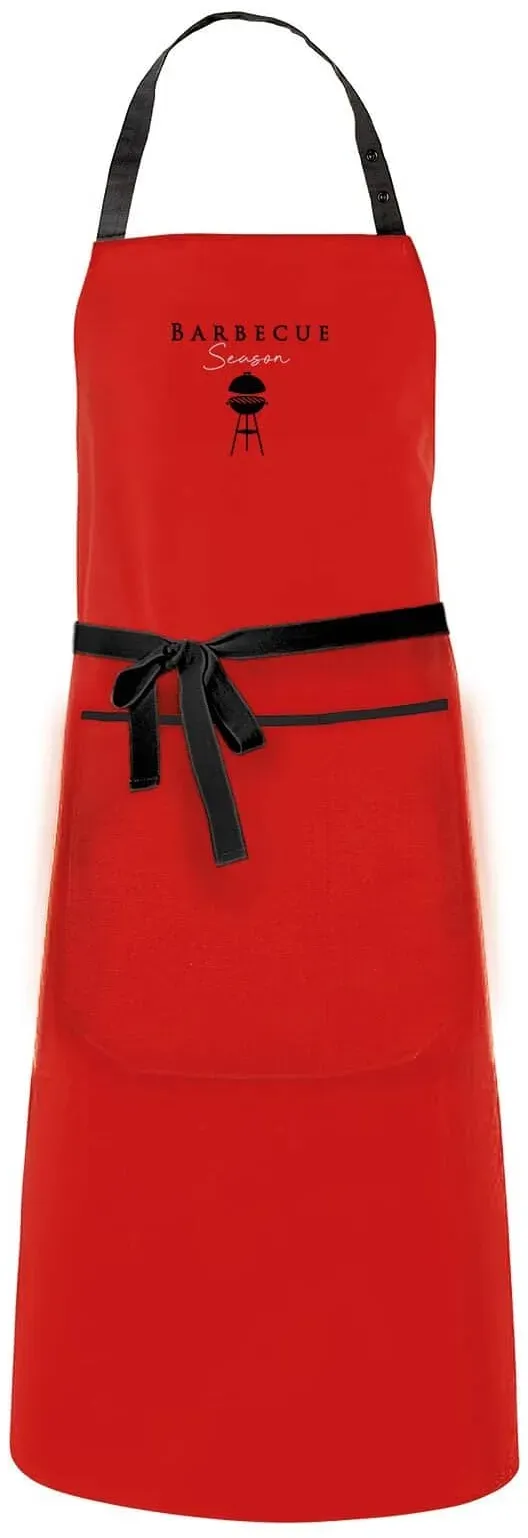 Apelt Grillschürze Uni Grillschürze 90x102 cm | rot - rot