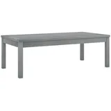 vidaXL Couchtisch 100x50x33 cm Grau Massivholz Akazie