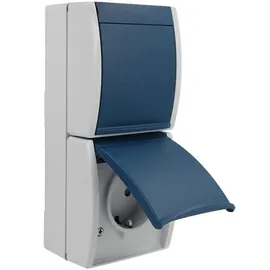 Busch-Jaeger CEE 7/3 2P+E 250 V 16 A Blau/Weiß