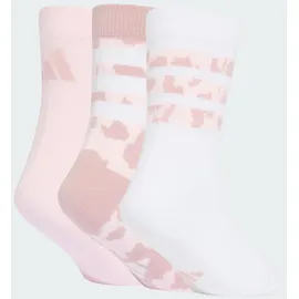 adidas LEO GRAFIK KIDS Socken 3-Paar Lila/Pink/Weiß 37-39