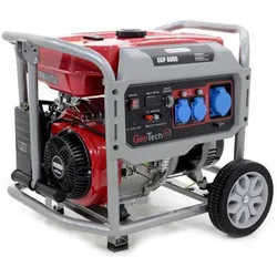 GeoTech Pro GGP 8000 - Benzin Stromerzeuger 230V - 6.5  kW - auf Wagen