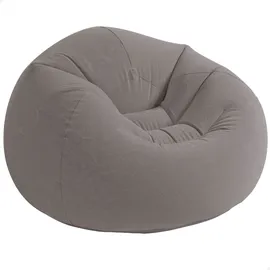 Intex 68579NP Aufblasbarer Sitzsack, Vinyl, Grau