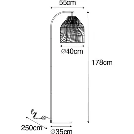 QAZQA Sam 1-flg. Weiß