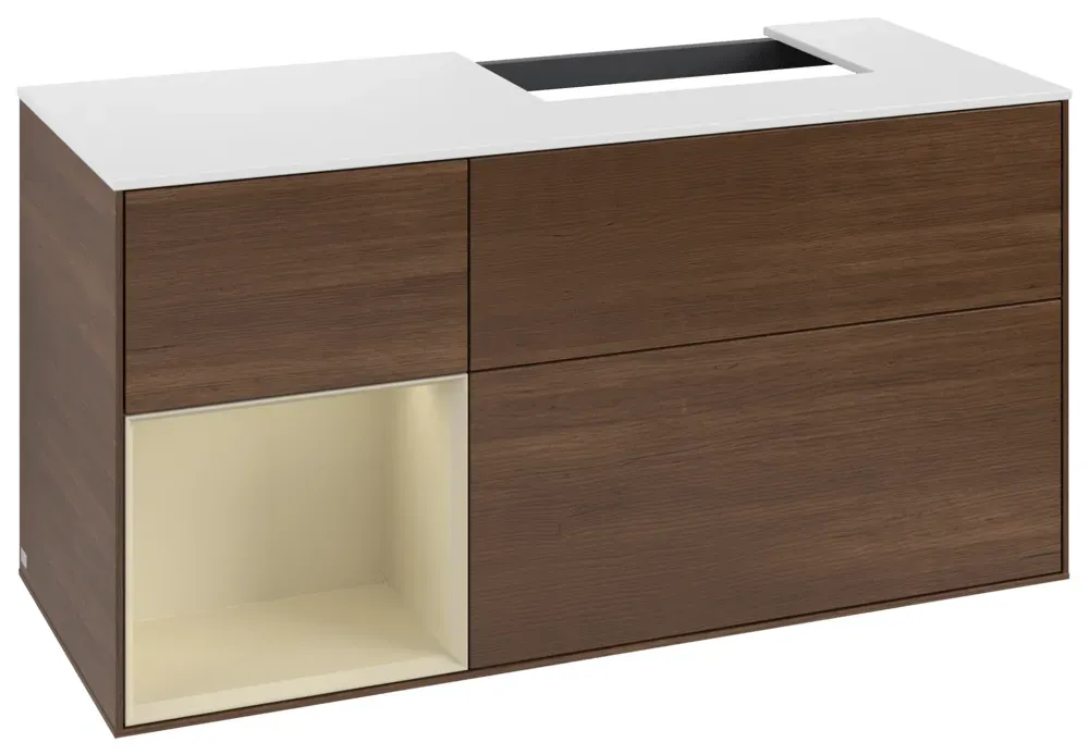 Villeroy & Boch Waschbeckenunterschrank Finion F14 1200x603x501mm m Bel FK/RE/AP: GN/HJ/1 F141HJGN