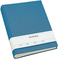 Semikolon Classic Large Fotoalbum Blau 40 Blätter Hardcover-Bindung
