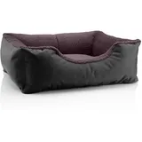 BedDog Hundekissen Teddy M 100 x 75 cm schwarz-braun