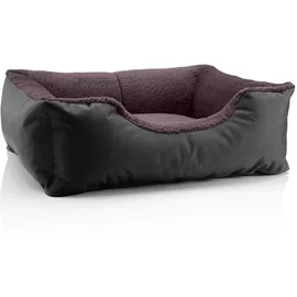 BedDog Hundekissen Teddy M 100 x 75 cm schwarz-braun