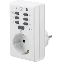 Renkforce Steckdosen-Timer analog 1800 W Weiß