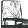 vidaXL Baumbank 160 x 80 x 89 cm Schwarz