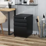 Vinsetto Rollcontainer 39 x 48 x 60 cm schwarz