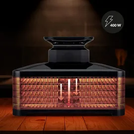 Zeegma DRY CHEF PRO Dörrautomat 400W, Obst- & Gemüsetrockner, 5 Ebenen, Temperatur 35–70°C, Umluft, Timer bis 72h - Schwarz