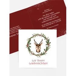 Einladungen Weihnachtskarten selbst gestalten mit Spruch und Fotos im Onlinedesigner bei Meine-Kartenmanufaktur.de