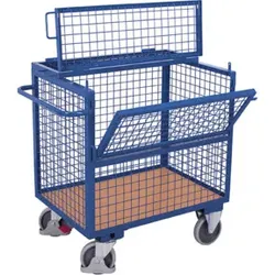 VARIOfit Drahtkastenwagen mit Deckel fest verschweißt 1.175 x 780 mm