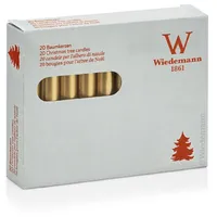 Wiedemann Kerzen Stumpenkerze 9,6 cm gold 20 St.