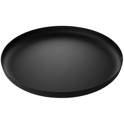 Alessi Platte Texture Ø 35 cm Stahl Schwarz