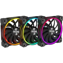 Alpenföhn Wing Boost 3 ARGB High Speed PWM-Lüfter, dreifach, Schwarz