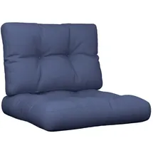 vidaXL Palettenkissen 2 St. 60 x 40 x 20 cm blau