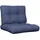vidaXL Palettenkissen 2 St. 60 x 40 x 20 cm blau