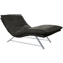 W.Schillig Relaxliege »daily dreams« in Waffelkissen-Optik, wahlweise mit Motor, Kufengestell, in 2 Breiten grau