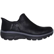 SKECHERS SLIP IN RF EASY GOING Modern Hour Slip-On, Black Microleather, 36 EU